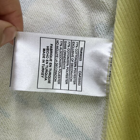 NIKE Youth Zip Up Hoodie Geometric Yellow Blue Youth Size XL (16-18) - Picture 4 of 11